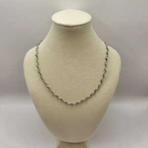 Ketting golvend Zilver