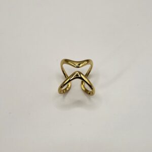 Ring met X vorm